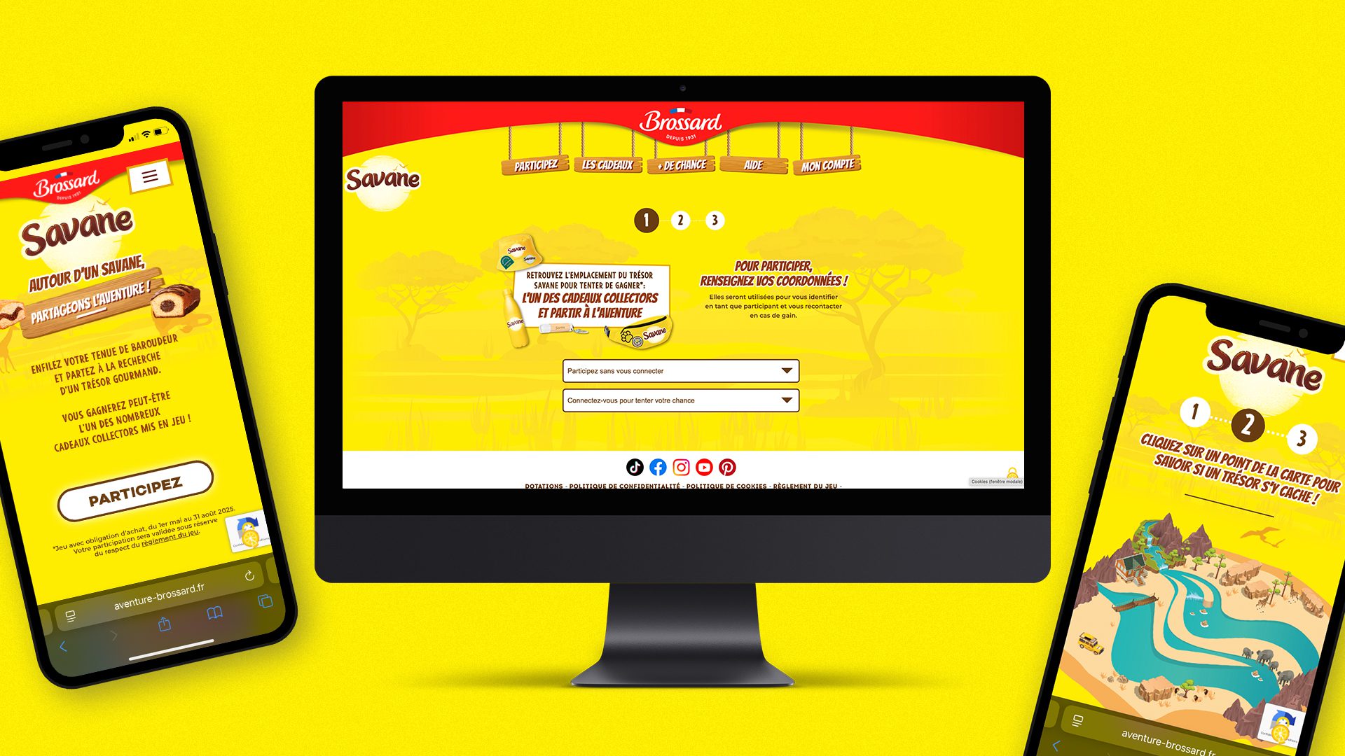 Carte au trésor illustrée – jeu concours interactif